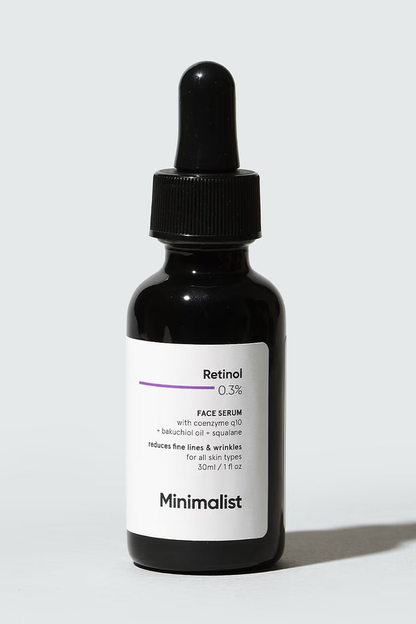 MINIMALIST RETINOL 0.3% FACE SERUM+Q10 30ML