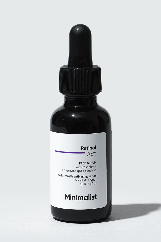MINIMALIST RETINOL 0.6% FACE SERUM+Q10 30ML