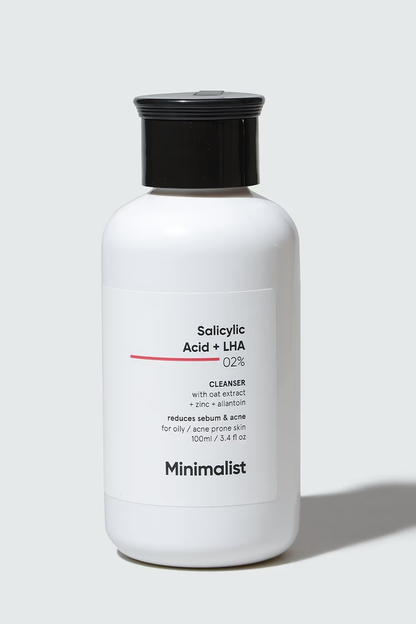 MINIMALIST SALICYLIC ACID +LHA 02% CLEANSER WITH OAT EXTRACT 100ML