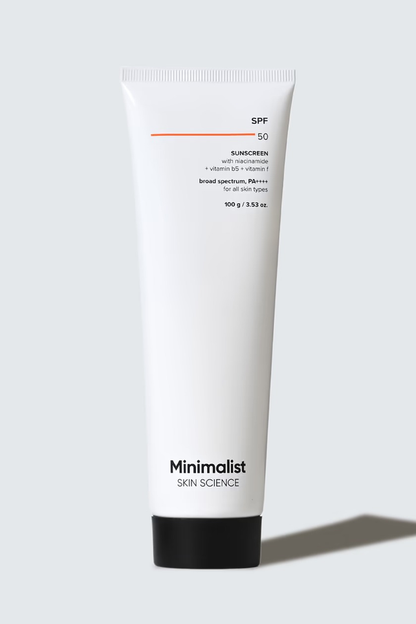 MINIMALIST SPF 50 SUNSCREEN WITH NIACINAMIDE 50G