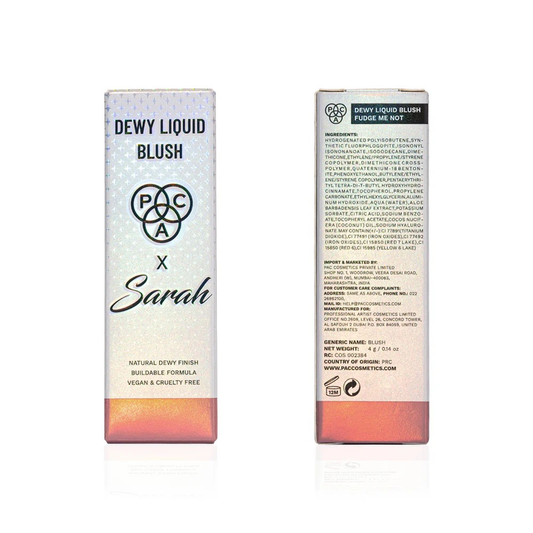 PAC DEWY LIQUID BLUSH SARAH FUDGE ME NOT