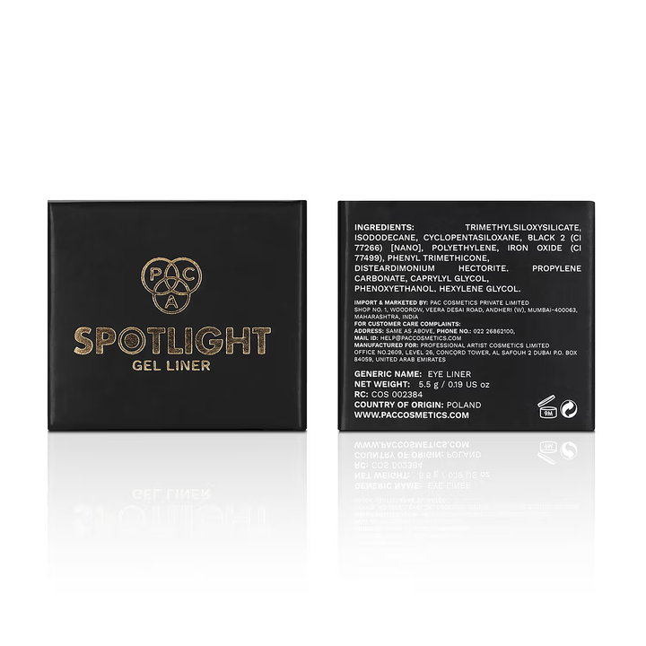 PAC SPOTLIGHT GEL LINER BLACK