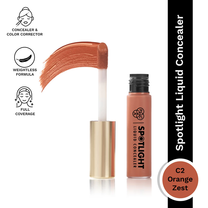 PAC SPOT LIGHT LIQUID CONCEALER ORANGE ZEST C2 15G