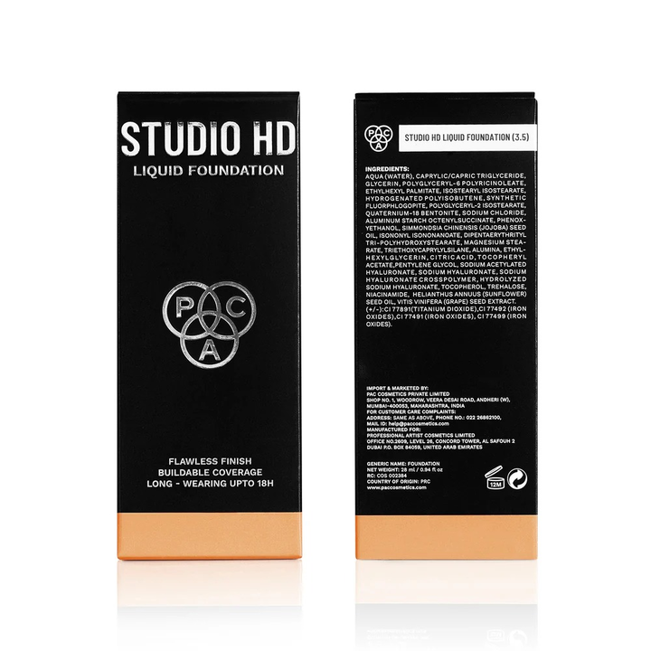 PAC STUDIO HD LIQUID FOUNDATION 3.5