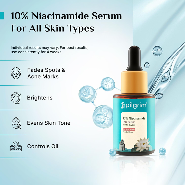 PILGRIM 10% NIACINAMIDE FACE SERUM 30ML