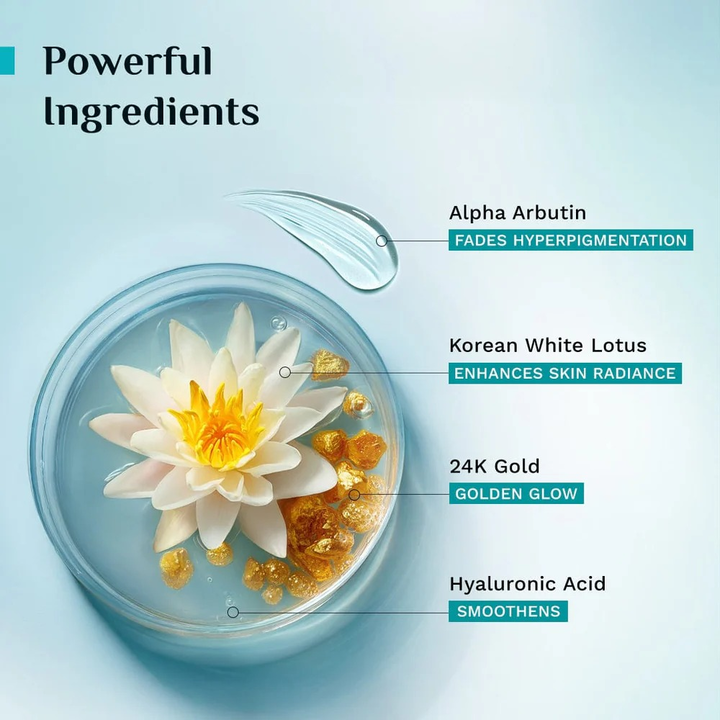 PILGRIM 24K GOLD GEL MOISTURIZER- 50 GM