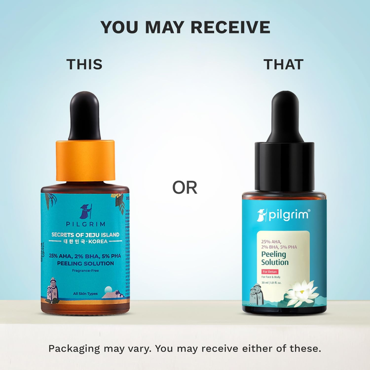 PILGRIM 25% AHA, 2%BHA,5% PHA PEELING SOLUTION-30 ML
