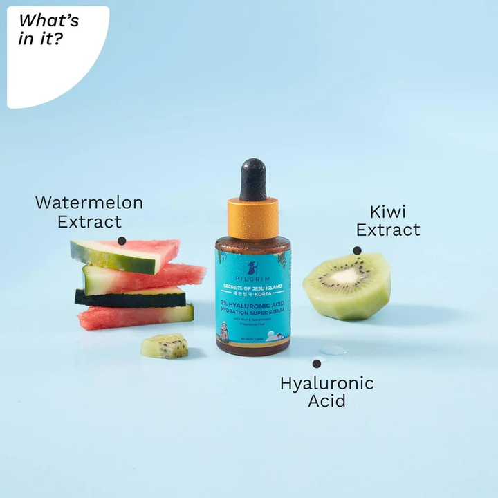 PILGRIM 2 % HYALURONIC ACID HYDRATION SUPER SERUM- 30 ML