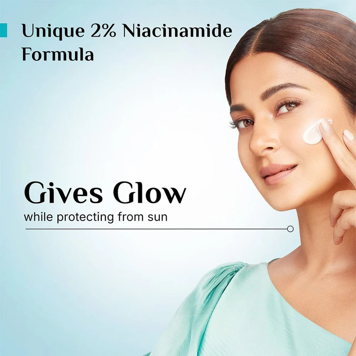 PILGRIM 2% NIACINAMIDE GLOW SUNSCREEN SPF 50 PA ++ 50G