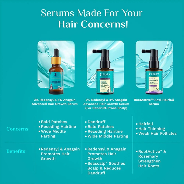 PILGRIM ADVANCED HAIR GROWTH SERUM WITH SEASCALP 30 ML