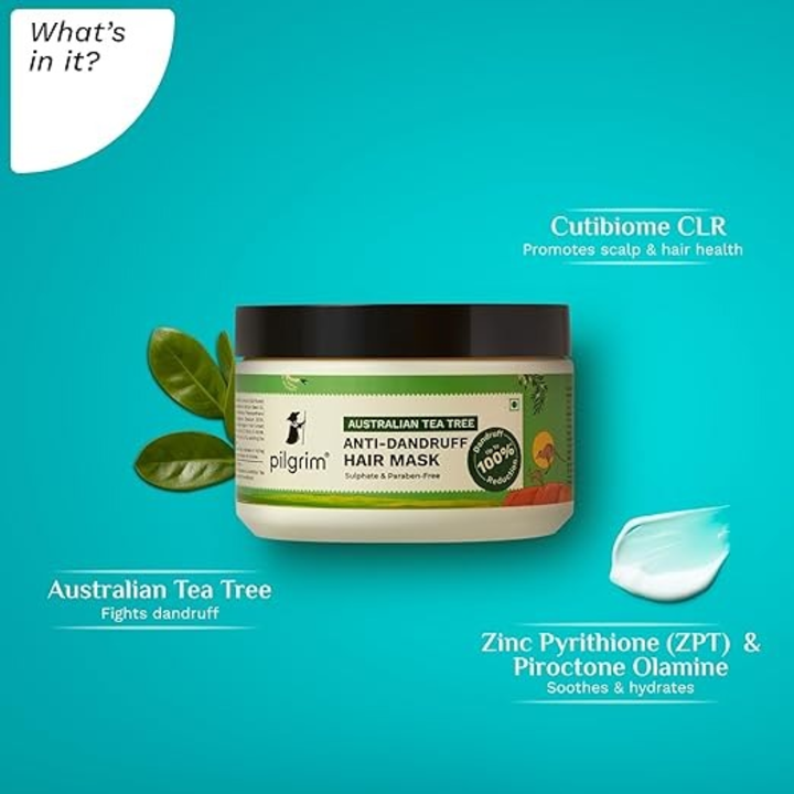 PILGRIM AUSTRALIAN TEA TREE ANTI-DANDRUFF HAIR MASK - 200GM