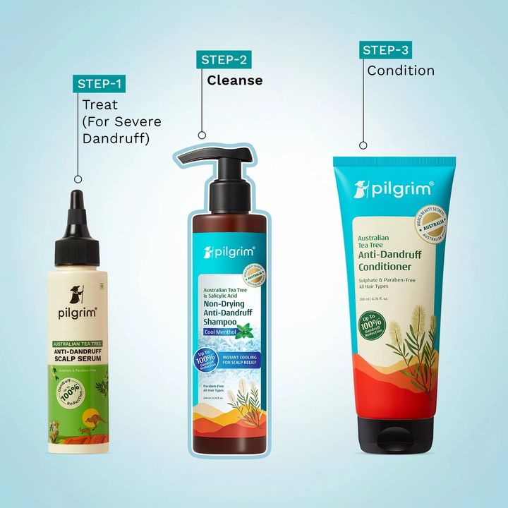 PILGRIM AUSTRALIAN TEA TREE ANTI-DANDRUFF SHAMPOO - 200ML