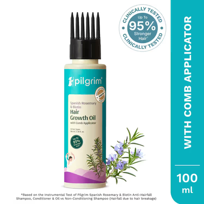 PILGRIM BIOTIN HAIR GROWTH OIL- SPANISH ROSEMARY- 100 ML