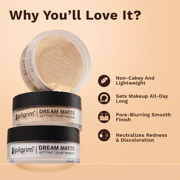 PILGRIM DREAM MATTE SETTING LOOSE BANANA POWDER 8G