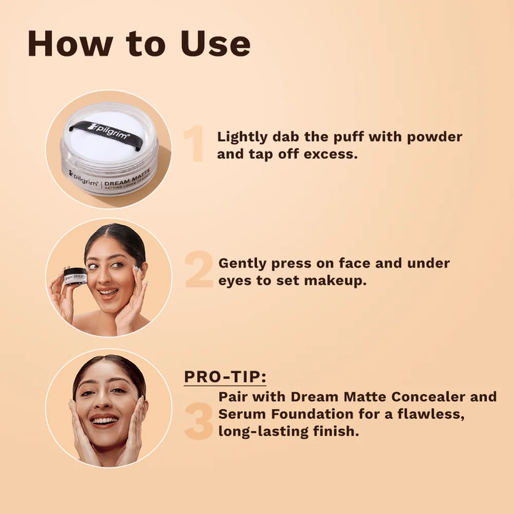 PILGRIM DREAM MATTE SETTING LOOSE TRANSLUCENT POWDER 8G
