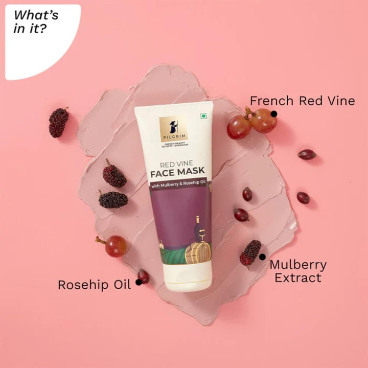 PILGRIM FACE MASK- RED VINE 100 GM