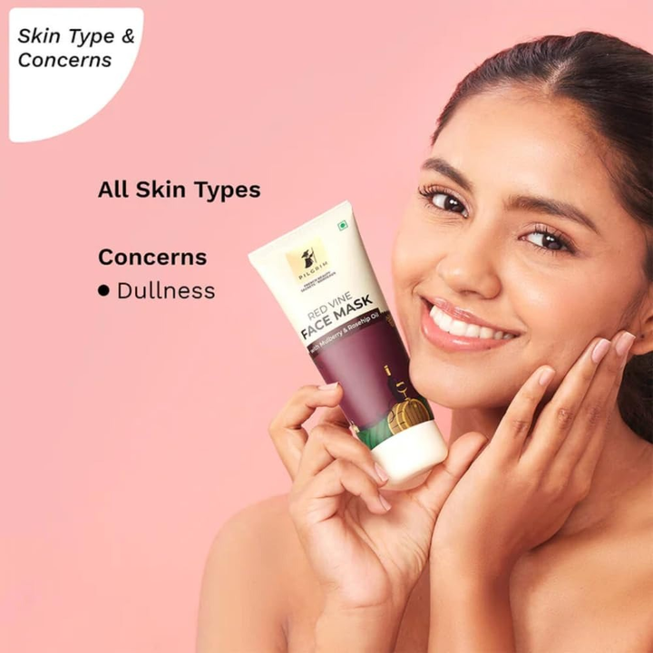 PILGRIM FACE MASK- RED VINE 100 GM