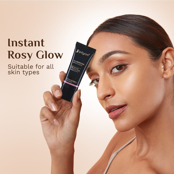 PILGRIM ILLUMINATING MOISTURIZER-INSTANT ROSY GLOW- 30 ML