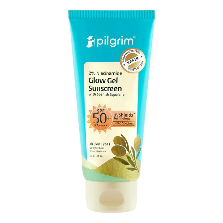 PILGRIM 2% NIACINAMIDE GLOW SUNSCREEN SPF 50 PA ++ 50G