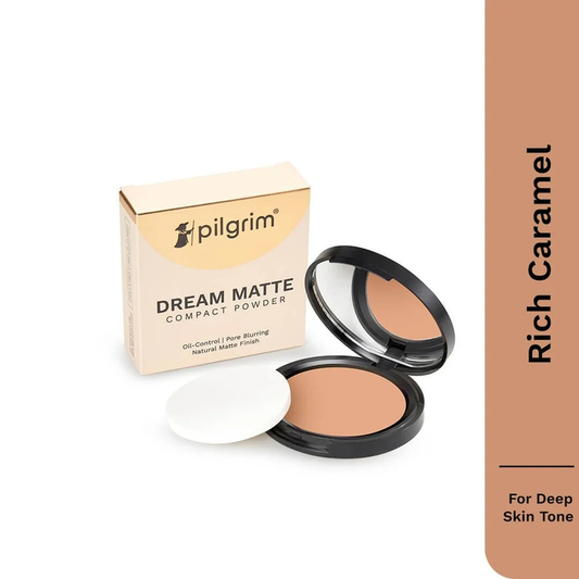 PILGRIM DREAM MATTE COMPACT POWDER -325 RICH CARAMEL -9 GM