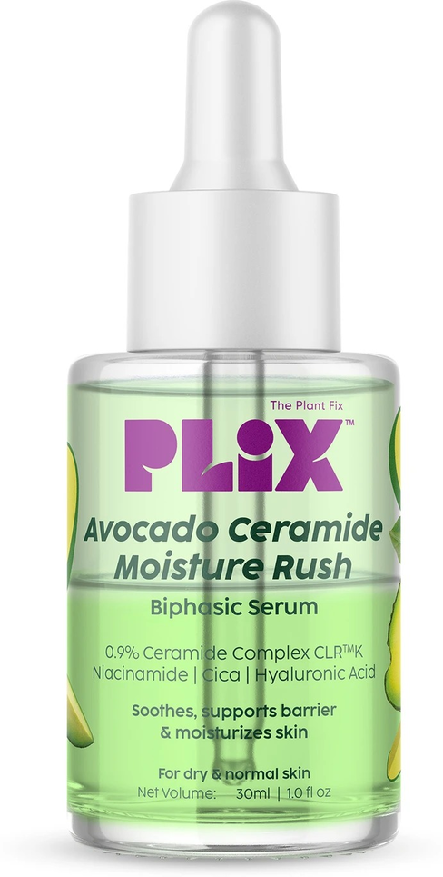 PLIX AVOCADO CERMIDE MOISTURE RUSH BIPHASIC SERUM 30ML
