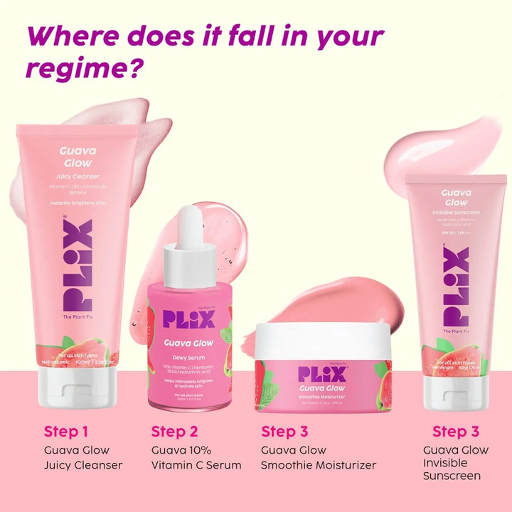 PLIX GUAVA GLOW JUICY CLEANSER 100ML