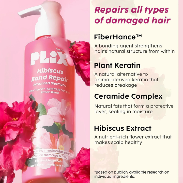 PLIX HIBISCUS BOND REPAIR ADVANCED SHAMPOO 200ML
