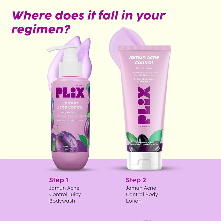 PLIX JAMUN ACNE CONTROL BODY LOTION 200 ML