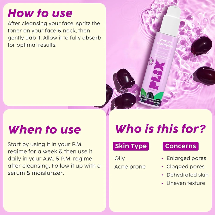 PLIX JAMUN ACNE MARKS REGIME COMBO PACK OF 4