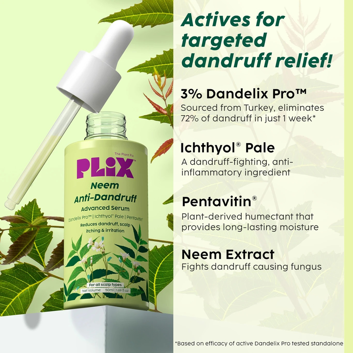 PLIX NEEM ANTI DANDRUF ADVANCED HAIR SERUM 50ML