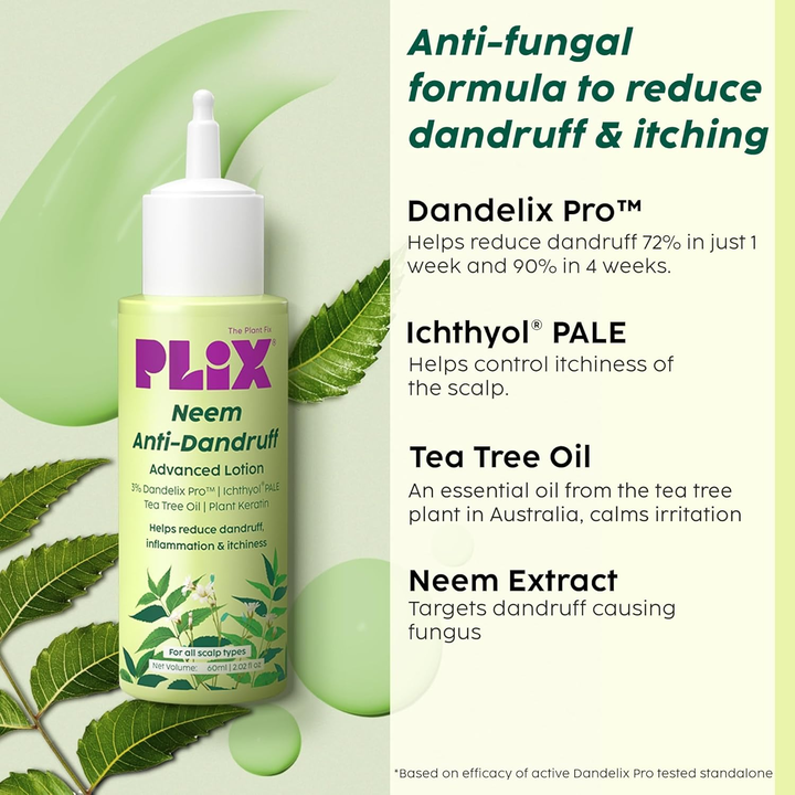 PLIX NEEM ANTI DANDRUFF ADVANCED LOTION 60ML