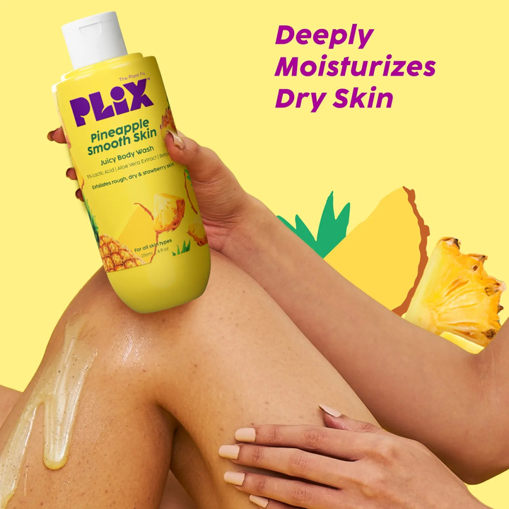 PLIX PINEAPPLE SMOOTH SKIN JUICY BODY WASH 236ML