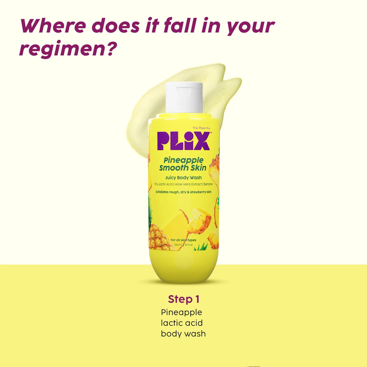 PLIX PINEAPPLE SMOOTH SKIN JUICY BODY WASH 236ML
