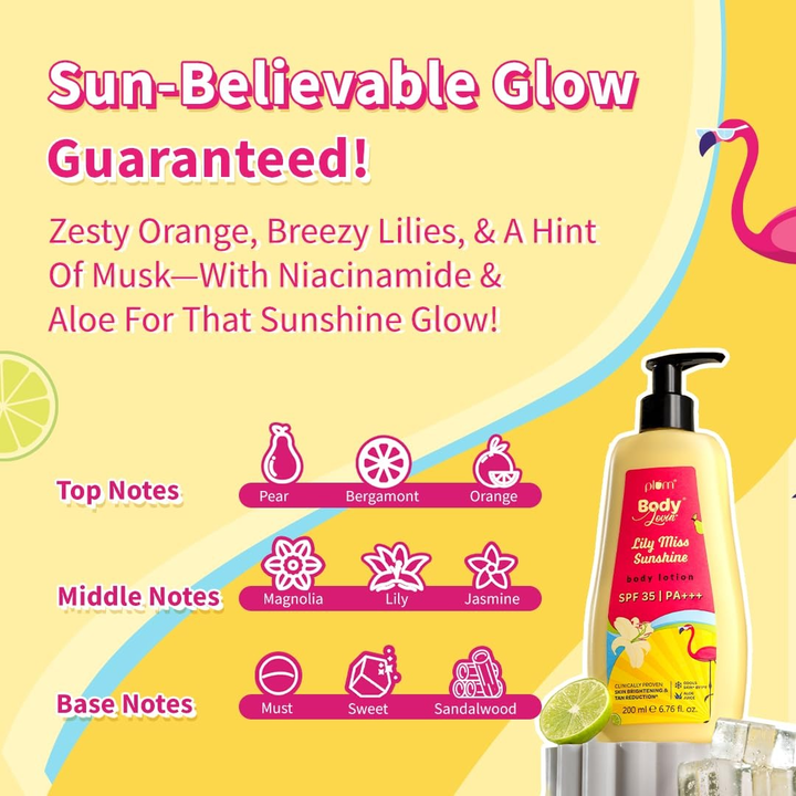 PLUM BODY LOVIN LILY MISS SUNSHINE BODY LOTION 200ML