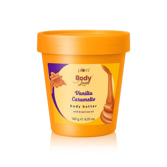 PLUM BODY LOVIN VANILLA CARAMELLO BODY BUTTER - 180 GM