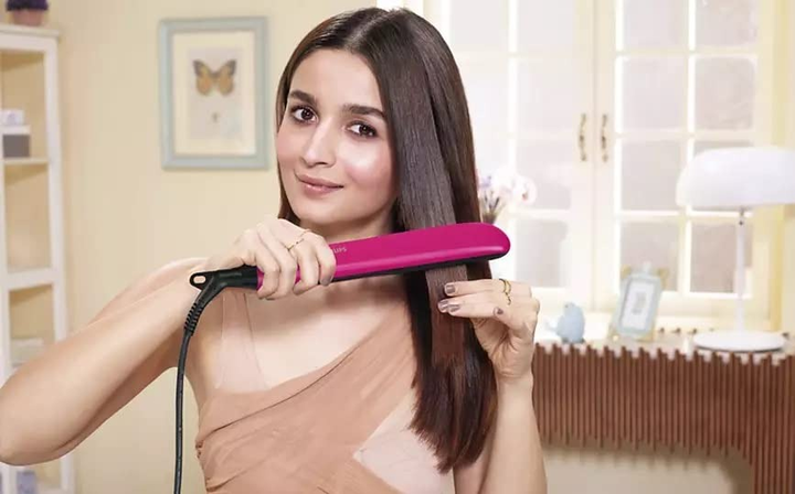 Philips BHS393/00 Hair Straightener (Pink) - Straightener