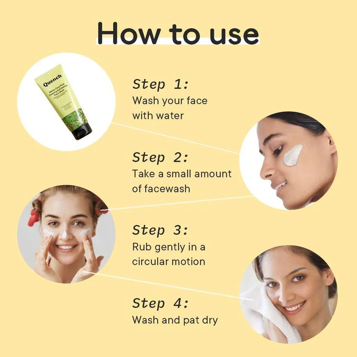 QUENCH MAMA CICA PORE CLEARING EXFOLIATING FACE WASH 100ML