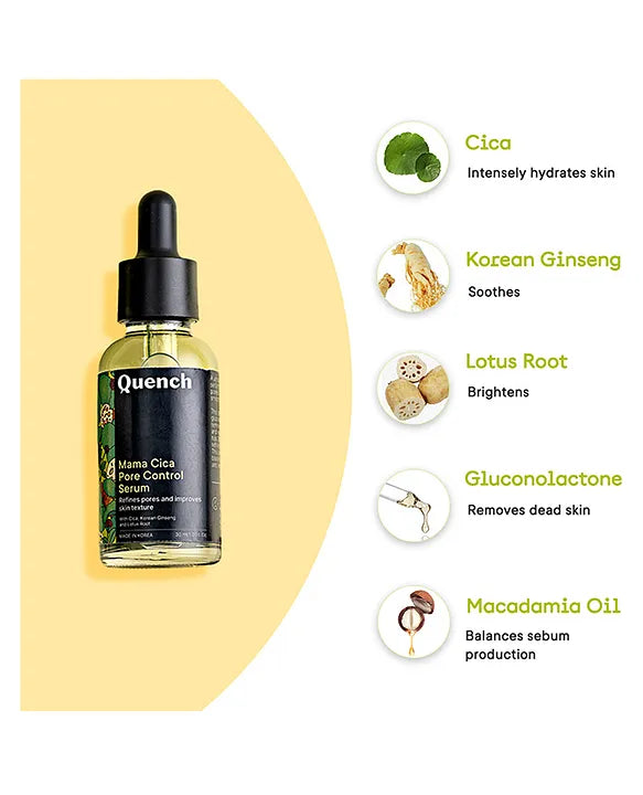 QUENCH MAMA CICA PORE CONTROL SERUM 30ML