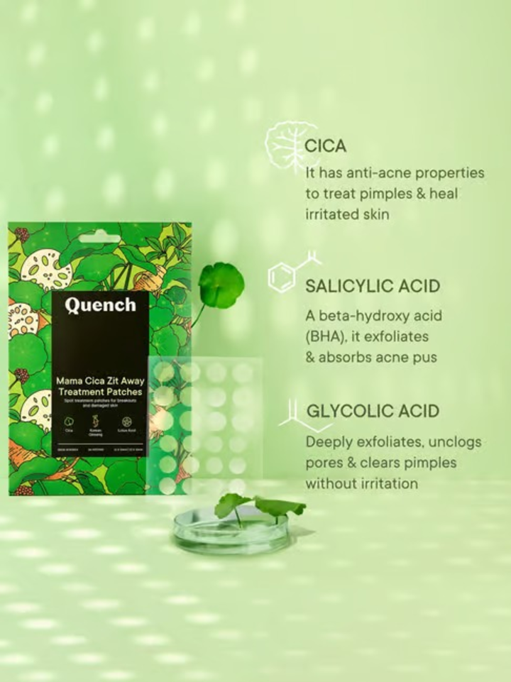 QUENCH MAMA CICA ZIT AWAY TREATMENT PATCHES