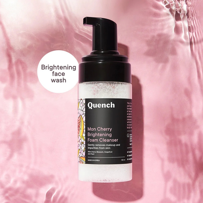 QUENCH MON CHERRY BRIGHTENING FOAM CLEANSER 100ml