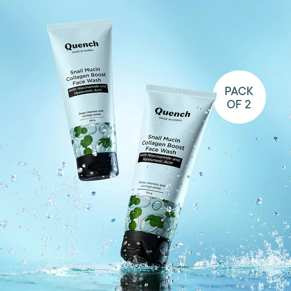 QUENCH MUCIN COLLAGEN BOOST FACE WASH100ML