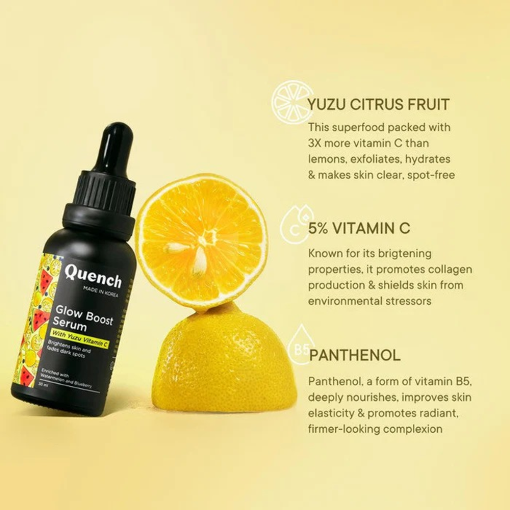 QUENCH YUZU FINE VITAMIN C GLOW BOOST SERUM 30 ML