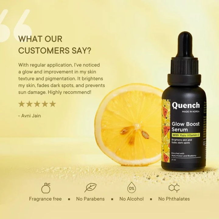 QUENCH YUZU FINE VITAMIN C GLOW BOOST SERUM 30 ML