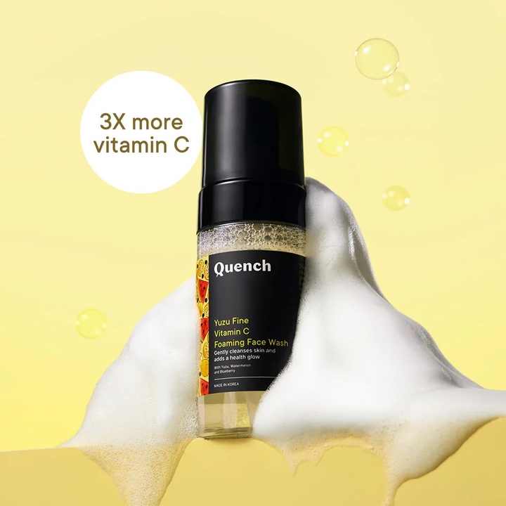 QUENCH YUZU FINE VIT C FOAMING FACEWASH 100ML