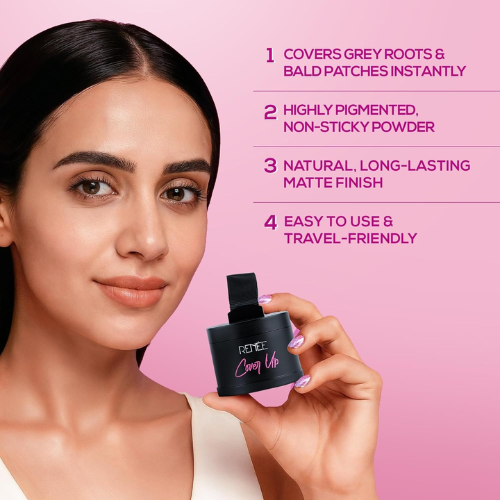 RENEE COVER UP HAIR POWDER BLACK- 4G