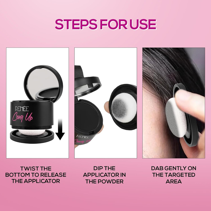 RENEE COVER UP HAIR POWDER BLACK- 4G