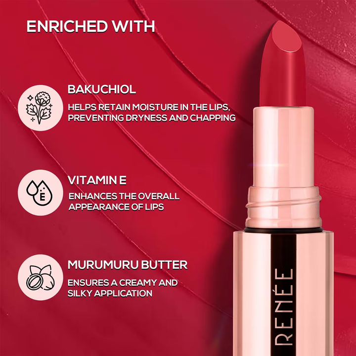 RENEE EVERSTAY HYDRATING LONGSTAY LIPSTICK MAROON SIREN 06- 4.2G