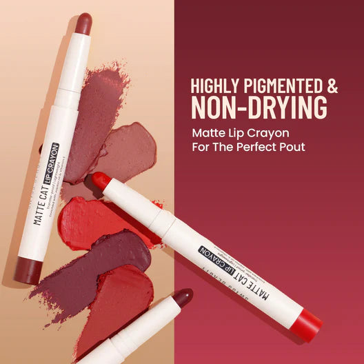 SWISS BEAUTY MATTE CAT LIP CRAYON 03 BRICK SHELL 1.5G