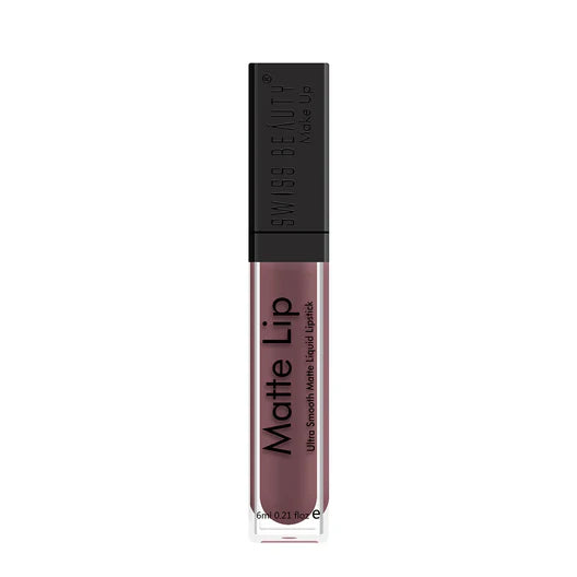 SWISS BEAUTY MATTE LIP LIQUID LIPSTICK- 20 SPICY NUDE 6ML