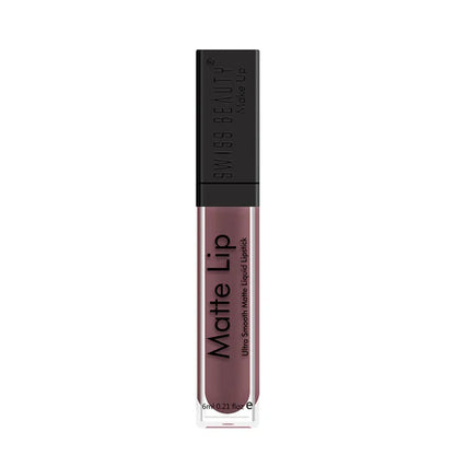 SWISS BEAUTY MATTE LIP LIQUID LIPSTICK- 20 SPICY NUDE 6ML